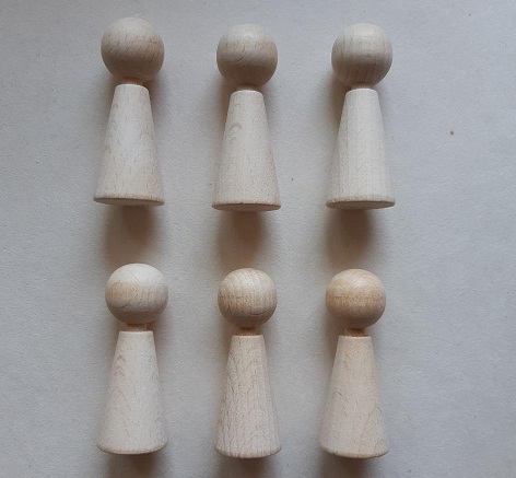 Spielfigur 6 cm 6er Set