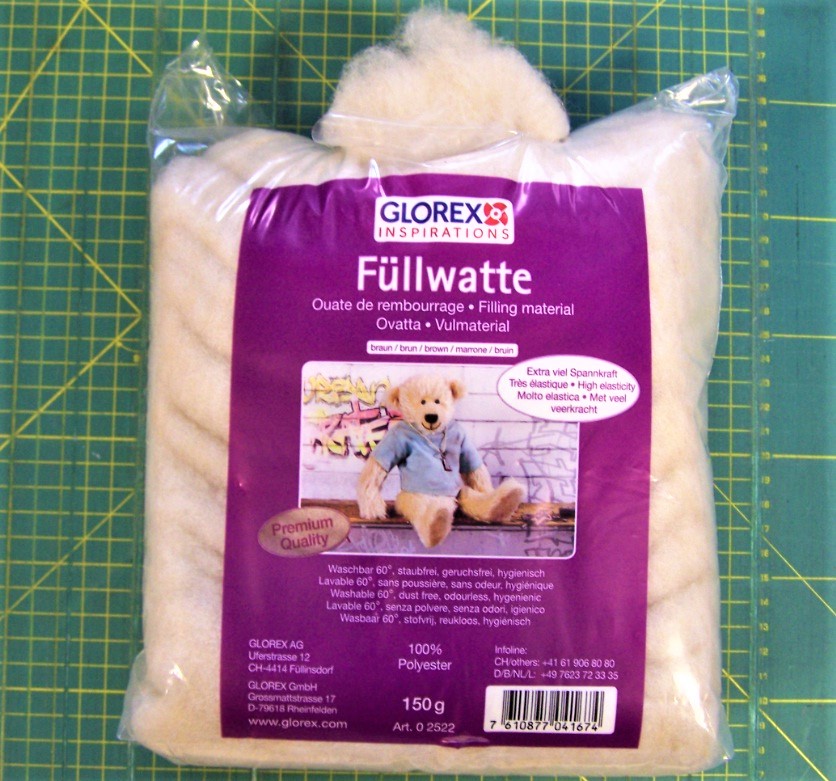Füllwatte hellbraun 150 g