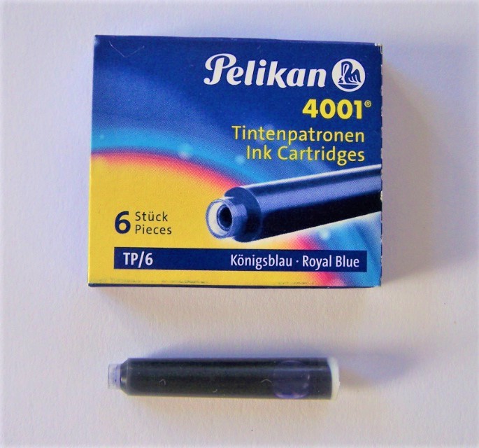 Tintenpatrone blau