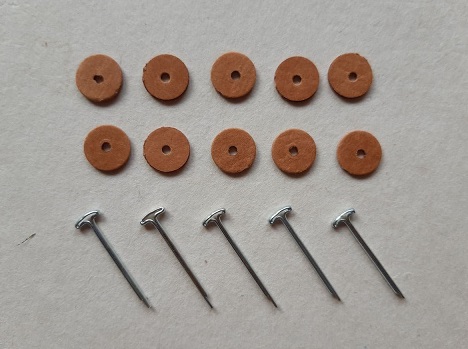 Gelenkscheibenset Pappe 10 mm