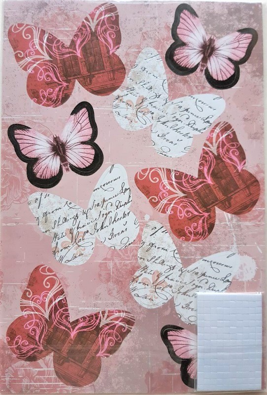Papier-Bastelset Schmetterlinge