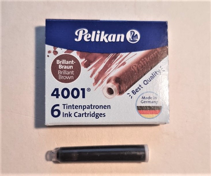 Tintenpatrone braun