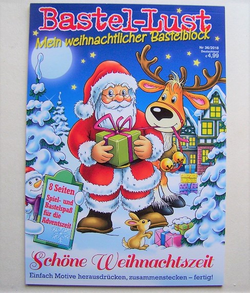 Bastelblock vorgestanzt Weihnachtszeit