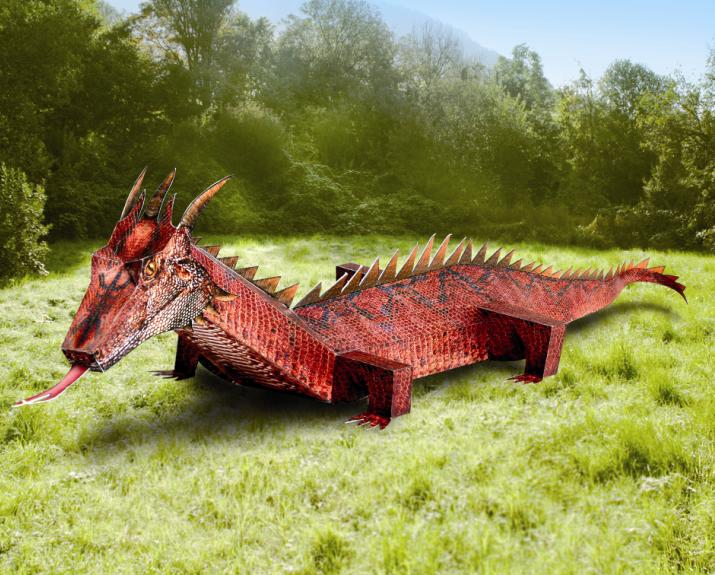 Roter Drache