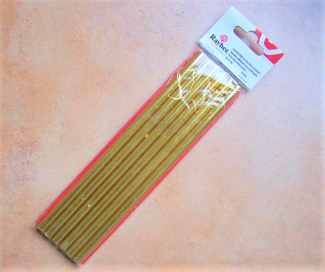 Klangstäbe 18 cm gold