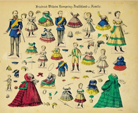 Ankleidepüppchen Puppenbogen Friedrich Wilhelm