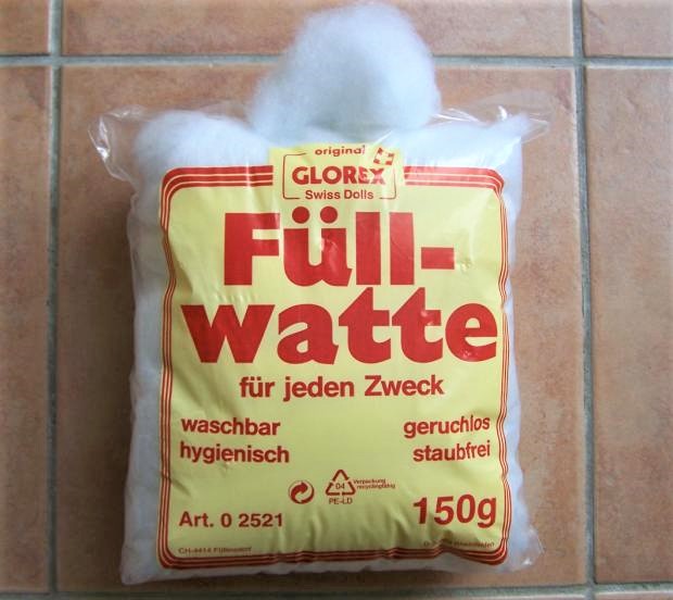 Füllwatte weiß 150 g